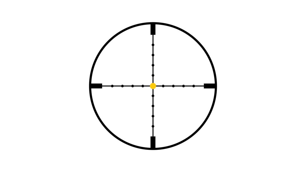 Trijicon AccuPoint TR-20 3-9x40mm Rifle Scope, 1 in Tube, Second Focal Plane, Black, Amber Mil-Dot Crosshair w/ Dot Reticle, MOA Adjustment, 200004