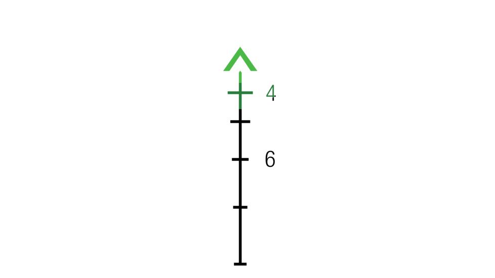 Trijicon ACOG TA11 3.5x35mm Rifle Scope, Black, Green Chevron 5.56x45mm M193 / 55 Grain Reticle, MOA Adjustment, 100293