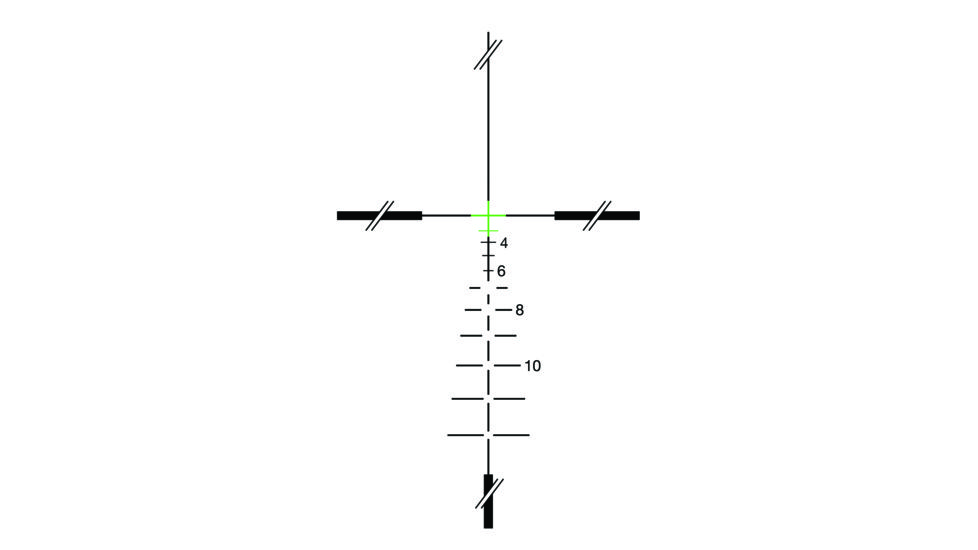 Trijicon Illuminated Green TA110-D-100502 Crosshair Reticle