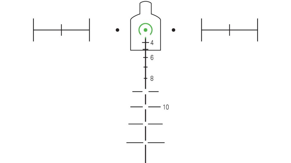 Trijicon ACOG 3.5x35 Dual Ill Rifle Scope w/Mount, Green Horseshoe .308 M240 Reticle