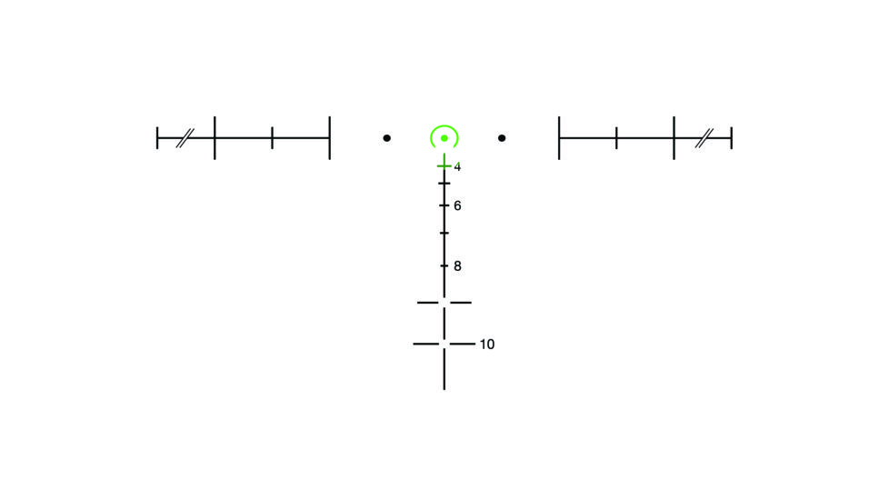 Trijicon Illuminated Green TA11H-G Horseshoe Reticle