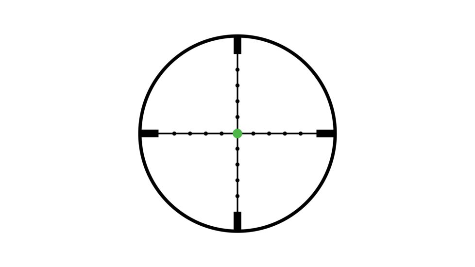 Trijicon AccuPoint TR-23 5-20x50mm Rifle Scope, 30 mm Tube, Second Focal Plane, Matte, Black, Green Mil-Dot Crosshair w/ Dot Reticle, MOA Adjustment, TR23-2G