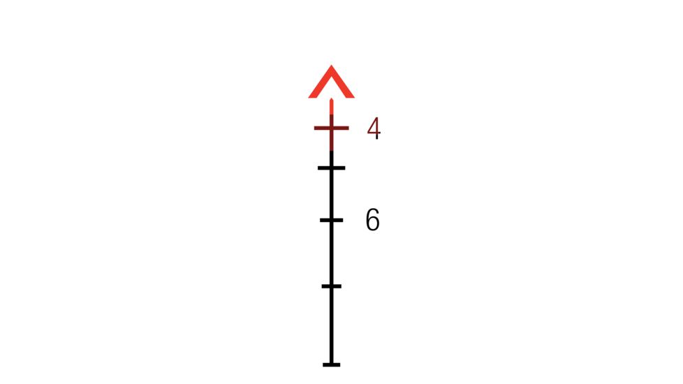 Trijicon ACOG TA11 3.5x35mm Rifle Scope, Black, Red Chevron 5.56x45mm M193 / 55 Grain Reticle, MOA Adjustment, 100291