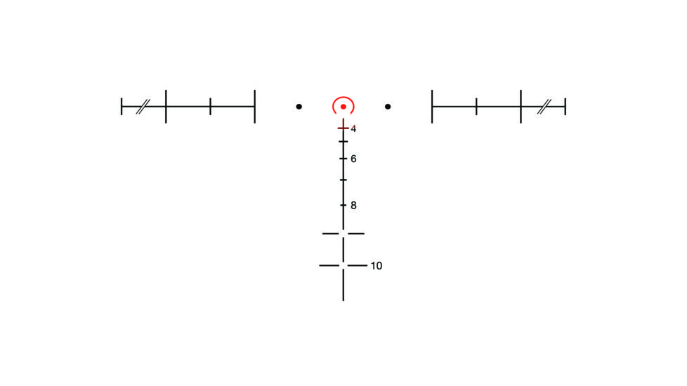 Trijicon Illuminated Red TA11H Horseshoe Reticle