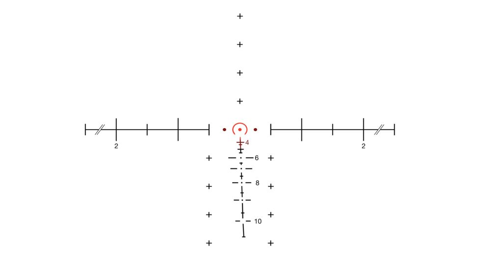 Trijicon ACOG 3.5x35 Rifle Scope, Red Horseshoe/Dot M249 Reticle, RMR Sight, LaRue Mount