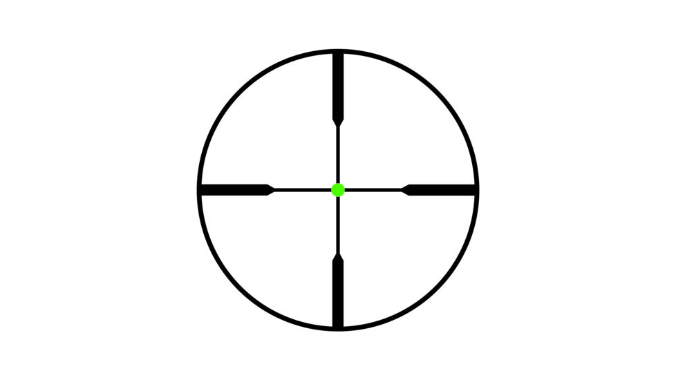 Trijicon AccuPoint TR-20 3-9x40mm Rifle Scope, 1 in Tube, Second Focal Plane, Black, Green Standard Duplex Crosshair w/ Dot Reticle, MOA Adjustment, 200002