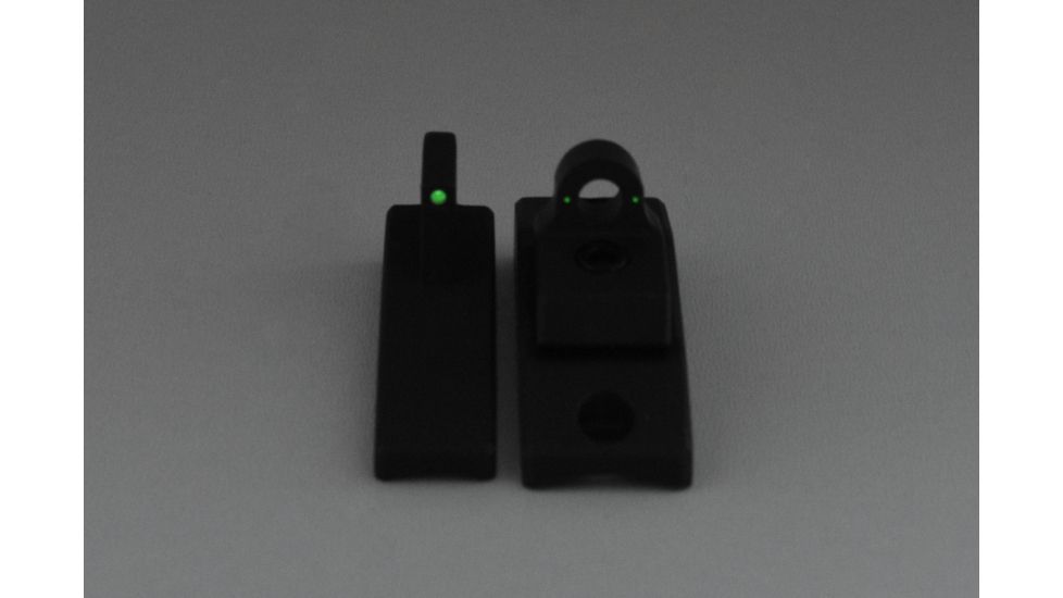 Trijicon Bright &amp; Tough Remington Green Front &amp; Green Ghost Ring Rear Night Sight Set