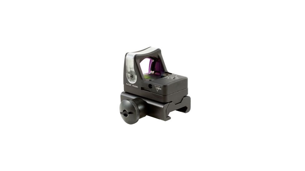 Trijicon RMR Dual Illuminated Reflex Sight, 12.9 MOA Amber Triangle, RM34W Mount, Black, 700056