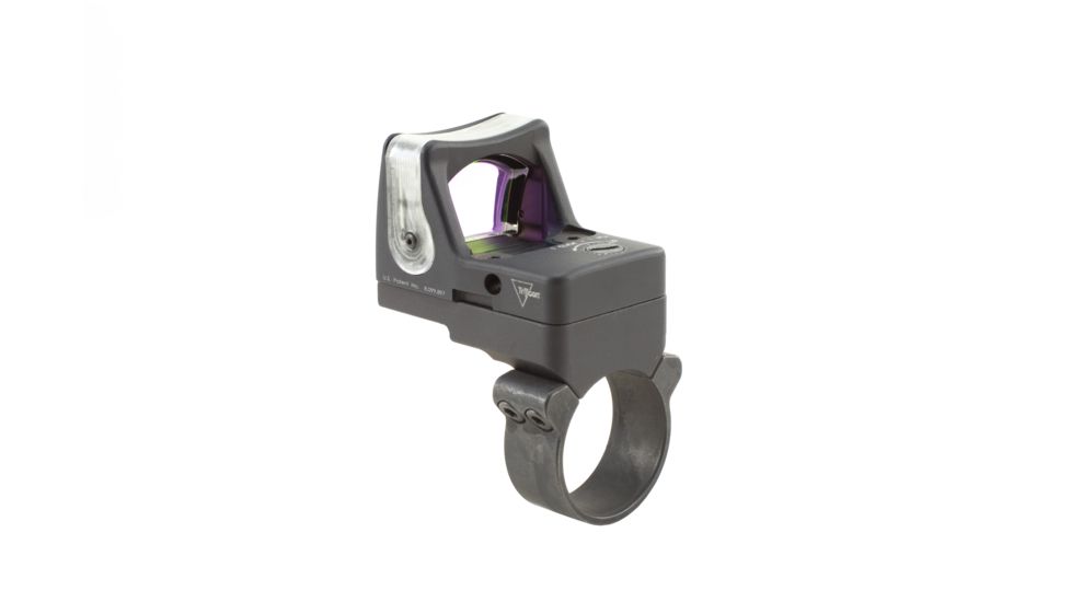 Trijicon RM04 RMR Dual Illuminated Reflex Sight, 7 MOA Amber/Gold Sight, RM36 Mount, Matte, Black, RM04-36