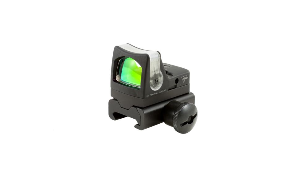 Trijicon RMR Dual Illuminated Reflex Sight, 12.9 MOA Amber Triangle, RM34W Mount, Black, 700056