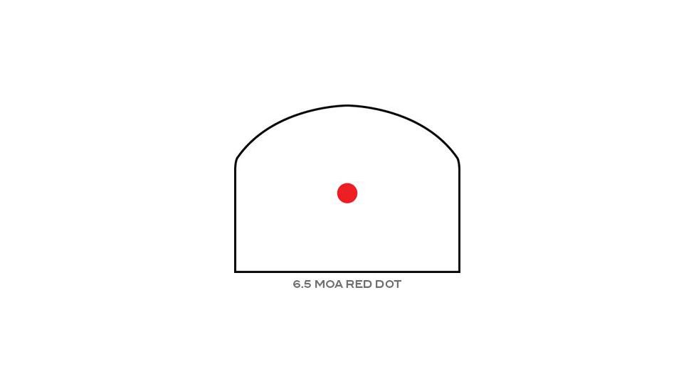 Trijicon RMR Reflex Sight, Sight LED - 6.5 MOA Red Dot-CK Sniper Gray 700121