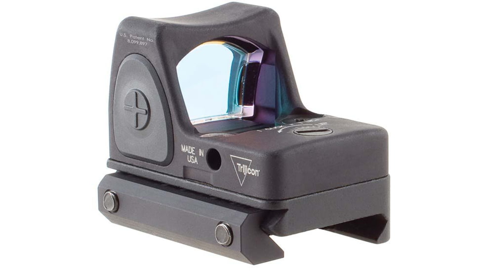 Trijicon RM06 RMR Type 2 Adjustable LED Red Dot Sight, 3.25 MOA Red Dot, RM33 Mount, Matte, Black, RM06-C-700673
