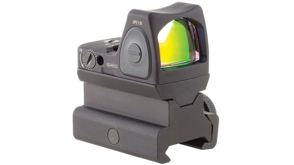 Trijicon RM06 RMR Type 2 Adjustable LED Red Dot Sight, 3.25 MOA Red Dot, RM34 Mount, Matte, Black, RM06-C-700674