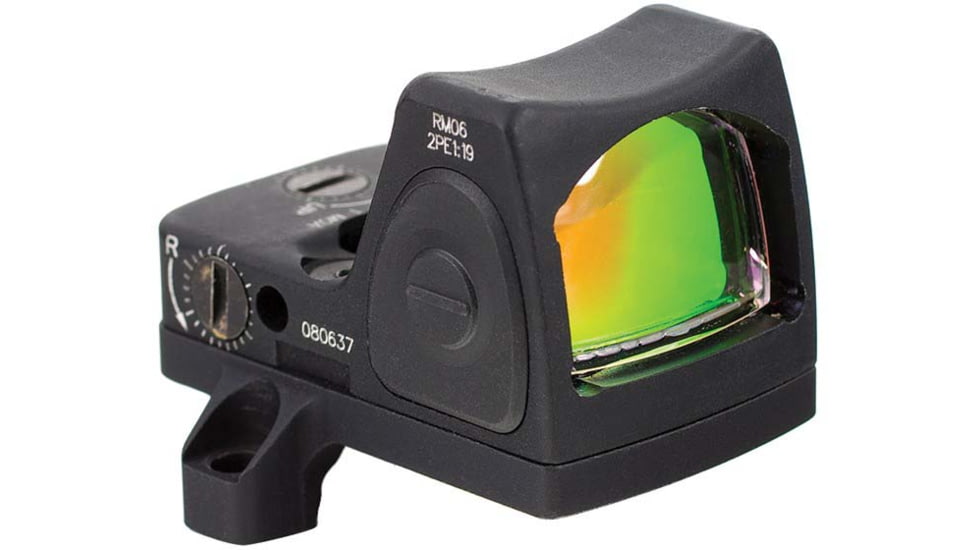 Trijicon RM06 RMR Type 2 Adjustable LED Red Dot Sight, 3.25 MOA Red Dot, RM66 Mount, Matte, Black, 700693