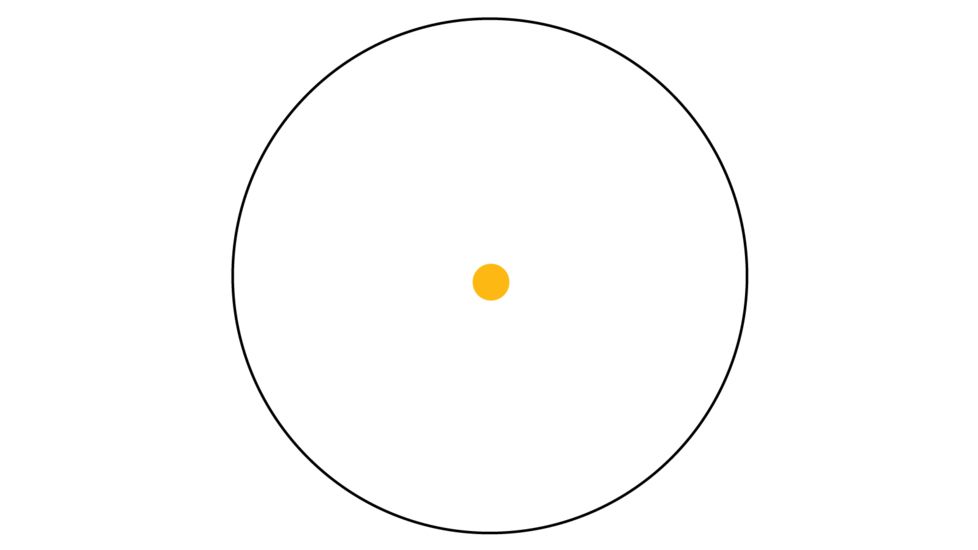 Trijicon RX30 25 6.5 MOA Amber Dot Reticle 42mm Reflex Sight w/ TA51 Mount
