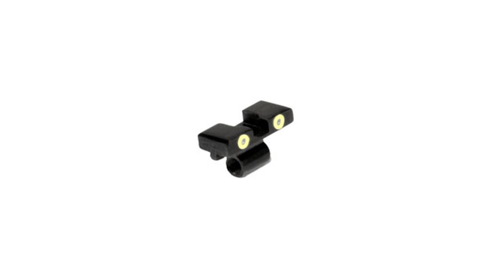 Trijicon Bright &amp; Tough Smith And Wesson 9Mm Adjustable Rear Sight Yellow Lamp SA01R-Y