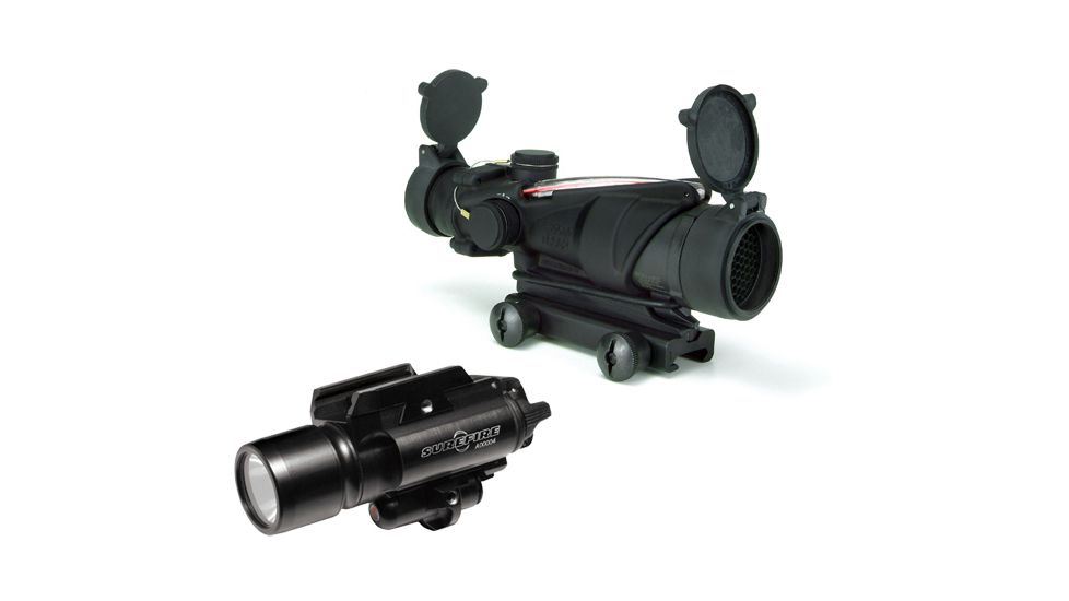 Trijicon ACOG 4x32 ARMY Rifle Combat Optic with Surefire Flashlight