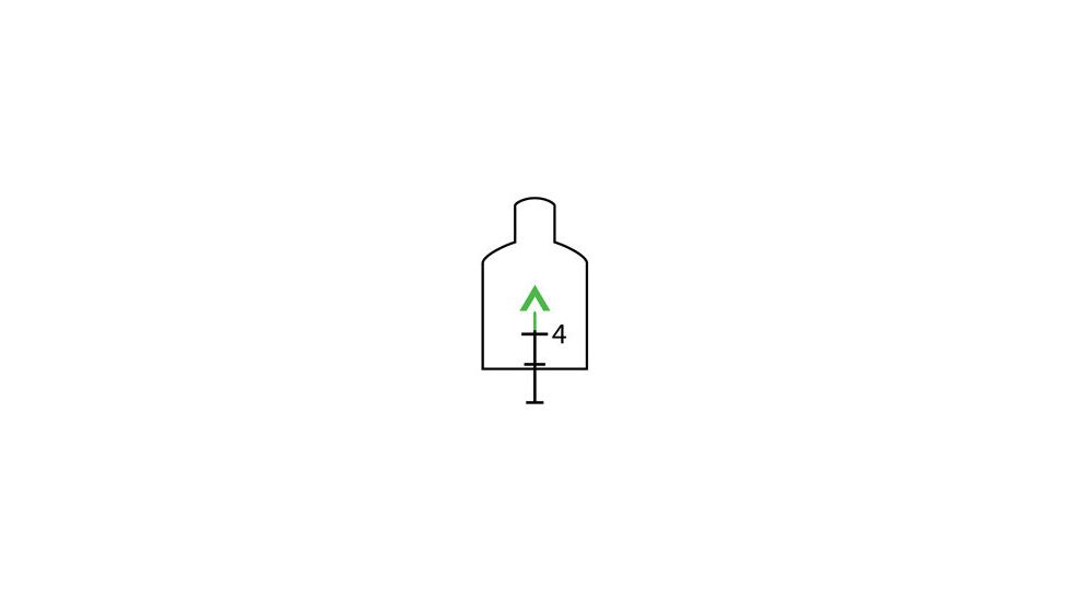 Trijicon Green Chevron Ballistic Reticle