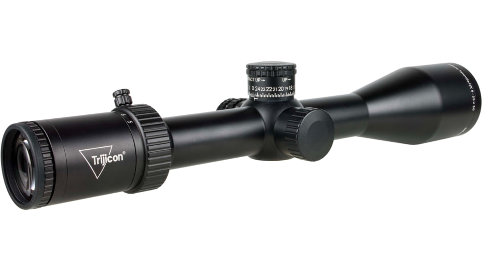 Trijicon Tenmile HX 5-25x50 First Focal Plane 30mm Tube Riflescope w/Red/Green MOA Ranging, Satin Finish, Exposed Elevation Adjuster w/Return to Zero Feature, Black, 3000020
