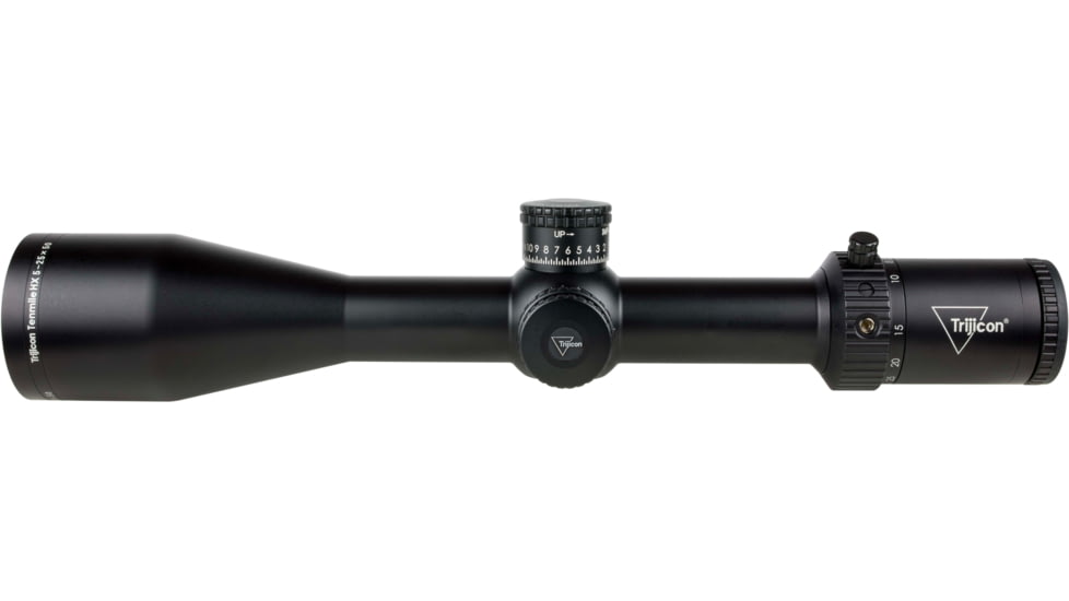 Trijicon Tenmile HX 5-25x50 First Focal Plane 30mm Tube Riflescope w/Red/Green MOA Ranging, Satin Finish, Exposed Elevation Adjuster w/Return to Zero Feature, Black, 3000020