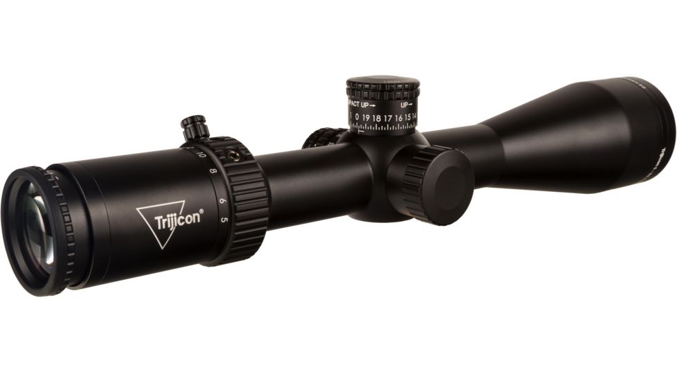 Trijicon Tenmile HX TMHX2550 5-25x50mm Rifle Scope, 30 mm Tube, Second Focal Plane, Black, Red MOA Center Dot Reticle, MOA Adjustment, 3000010