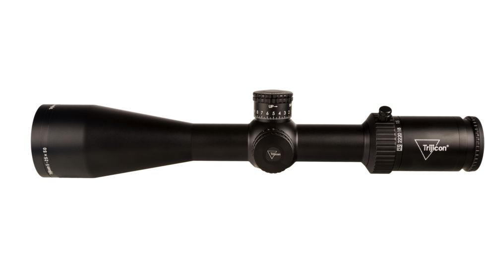 Trijicon Tenmile HX TMHX2550 5-25x50mm Rifle Scope, 30 mm Tube, Second Focal Plane, Black, Red MOA Center Dot Reticle, MOA Adjustment, 3000010
