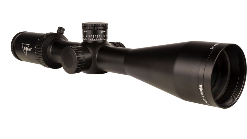 Trijicon Tenmile HX TMHX2550 5-25x50mm Rifle Scope, 30 mm Tube, Second Focal Plane, Black, Red MOA Center Dot Reticle, MOA Adjustment, 3000010