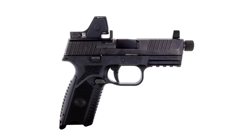 Trijicon Trijicon Bright &amp; Tough SRO/RMR HD Mount/Integrated Night Sight Set, No Tritium, for FN 509, Black, FN404-C-601158