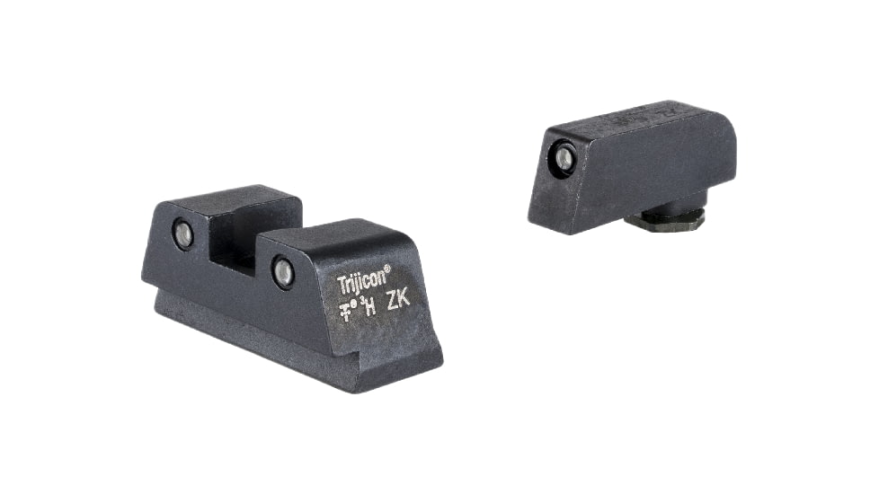 Trijicon Suppressor/Optic Height Tritium Night Sights - Glock Small Frames MOS