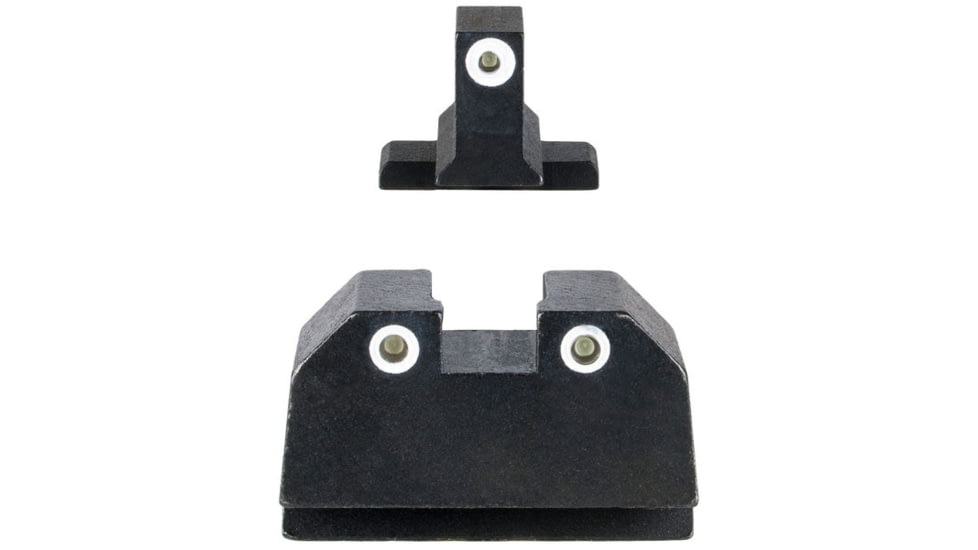 Trijicon Suppressor/Optic Height U-Notch Tritium Pistol Night Sight Set