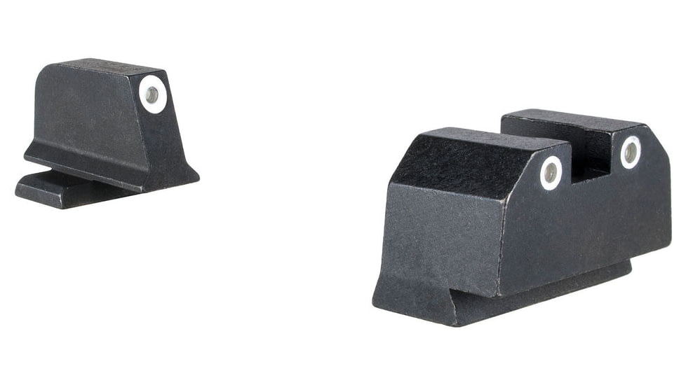 Trijicon Suppressor/Optic Height U-Notch Tritium Pistol Night Sight Set