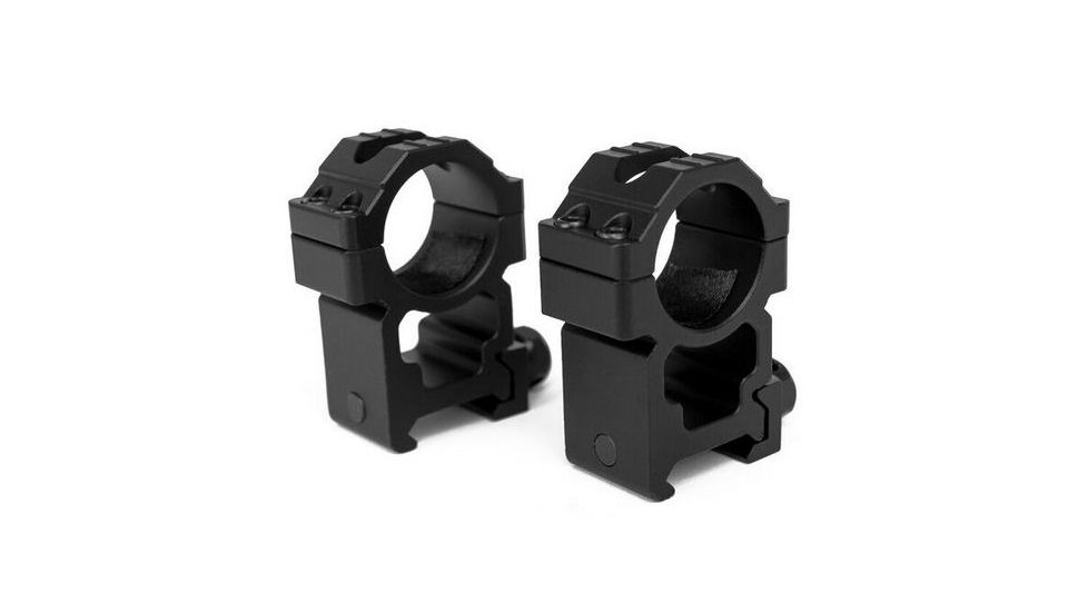 Trinity Force 1in Tall Aluminum Rifle Scope Ring,Black Anodized MN408B22