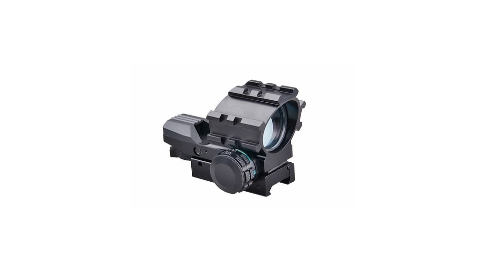 Trinity Force 4 Ret. Red/Green Illum. Reflex Sight w/ Weaver Base, Black w/Tri-Rail CXHD112