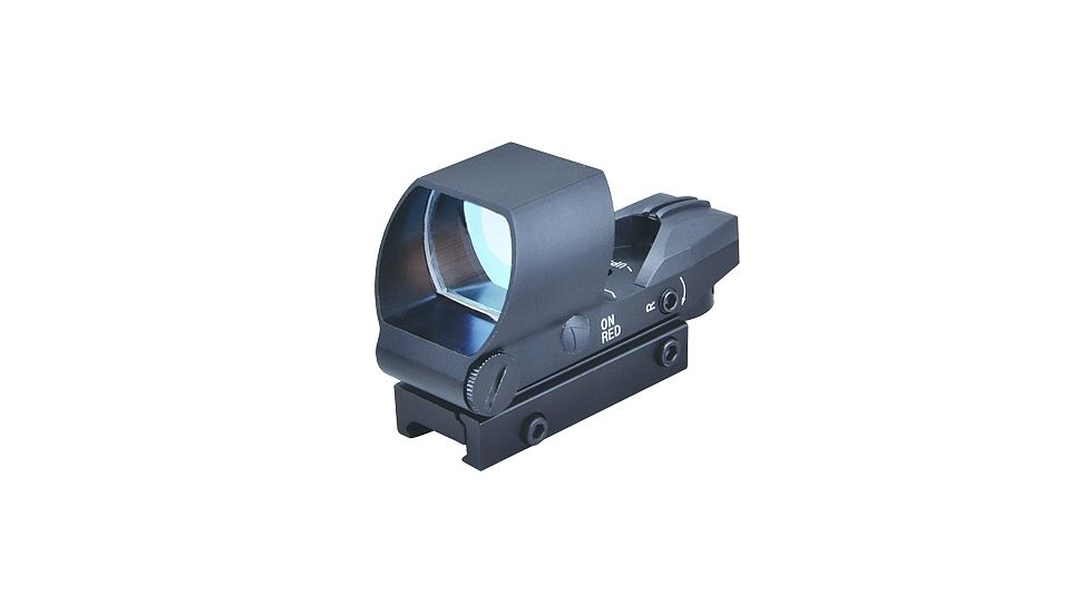 Trinity Force 4 Ret. Red/Green Illum. Reflex Sight w/ Weaver Base, Black w/ Electronic Buttons CXHD119