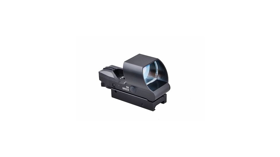 Trinity Force 4 Ret. Red/Green Illum. Reflex Sight w/ Weaver Base, Black w/ Electronic Buttons CXHD119