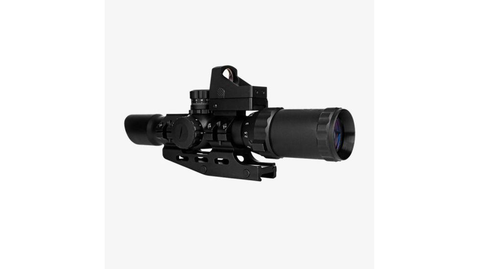 Trinity Force Assault Scope 1-4X28 , Combo V2, Electronic Buttons, Mil-Dot  Reticle, Black SR19S1428BH-V2