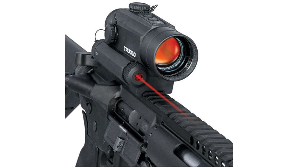 TruGlo Tru-Tec 2 MOA 30mm Red-Dot Sight with Red Laser, TG-TG8130RN
