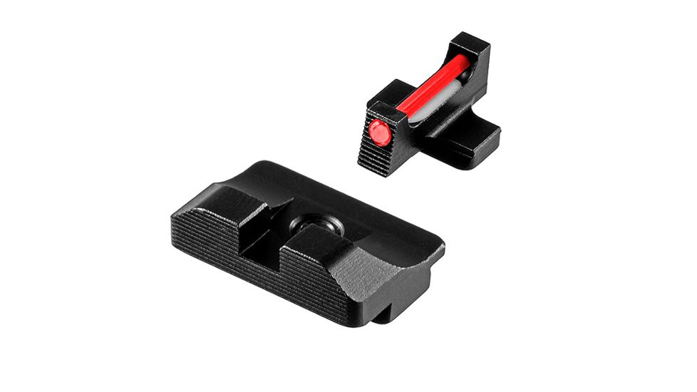 TruGlo Brite-Site Fiber Optic Springfield XD Red Front Green Rear Black, TG-TG132XD