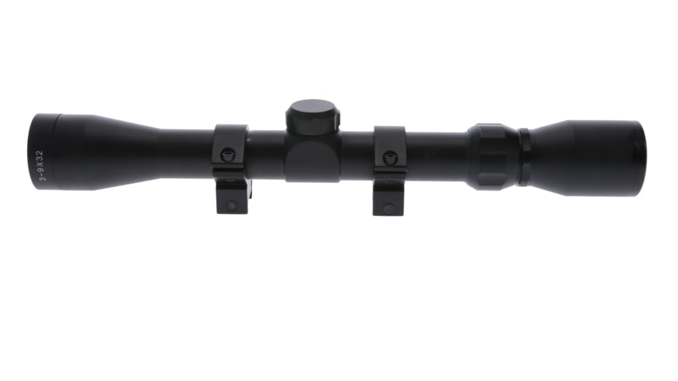 TruGlo Buckline Rifle Scope 3-9x32mm BDC Reticle Matte Black, TG-TG85393XB