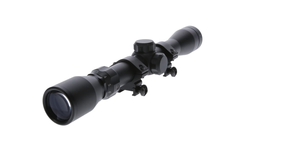 TruGlo Buckline Rifle Scope 3-9x32mm BDC Reticle Matte Black, TG-TG85393XB