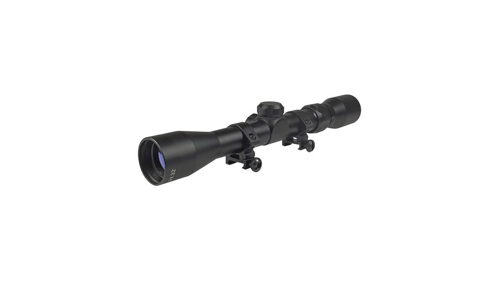 TruGlo Buckline Rifle Scope 3-9x32mm BDC Reticle Matte Black, TG-TG85393XB
