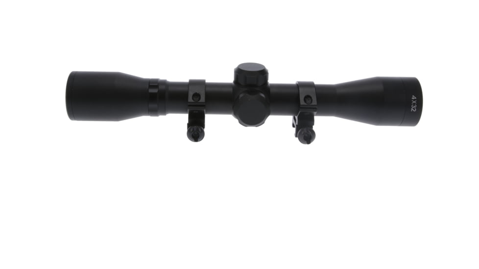 TruGlo Buckline 4x32mm Rifle Scope, Duplex Reticle, Matte Black, TG-TG85043XB