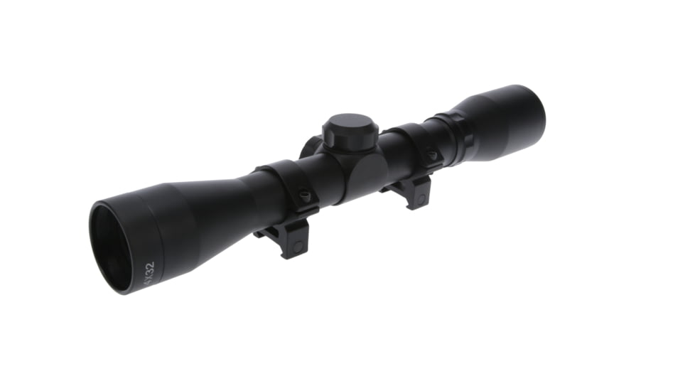 TruGlo Buckline 4x32mm Rifle Scope, Duplex Reticle, Matte Black, TG-TG85043XB
