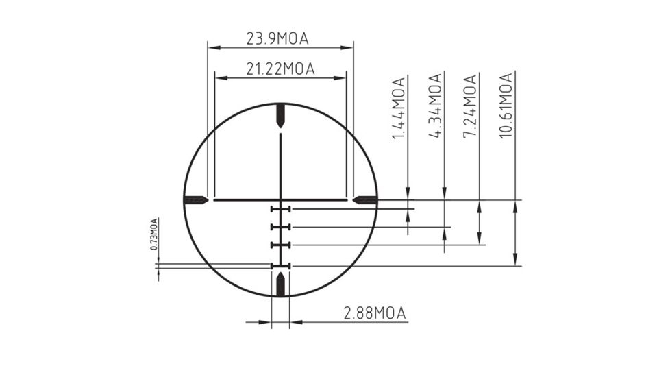 TruGlo Illuminated Red/Green SHRT BDC Reticle