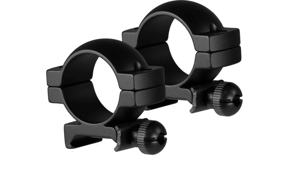 TruGlo Lightweight 1in Scope Rings Mounts, Picatinny/Weaver Rails, Medium, Black, TG-TG8960B1