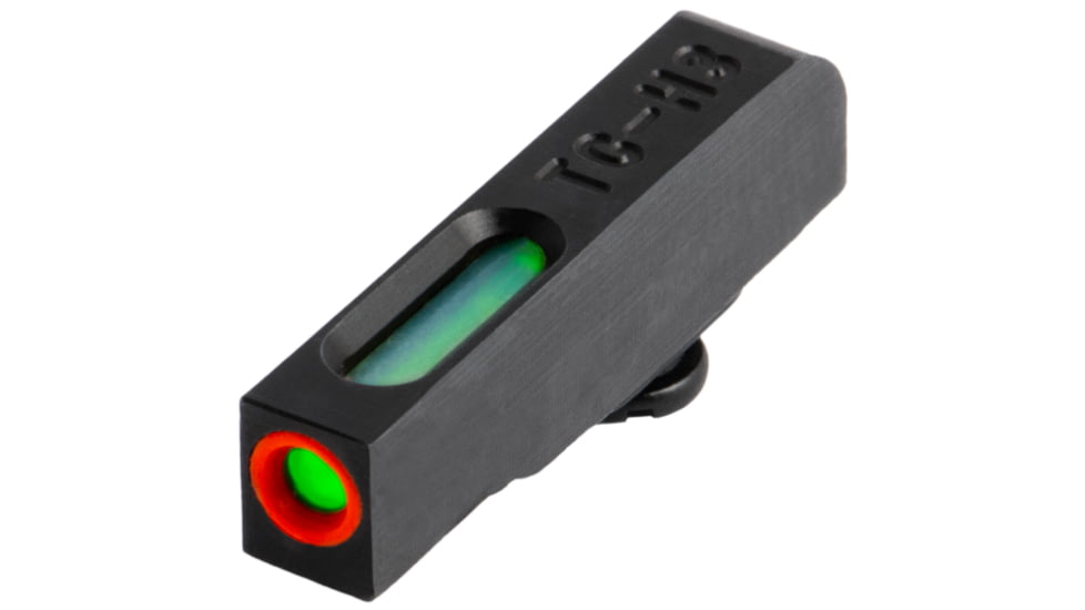 TruGlo TFX PRO Tritium/Fiber Optic Sight Set, Green w/Orange Outline Front, Green Rear, Walther PPS M2, Black, TG-TG13WA4PC