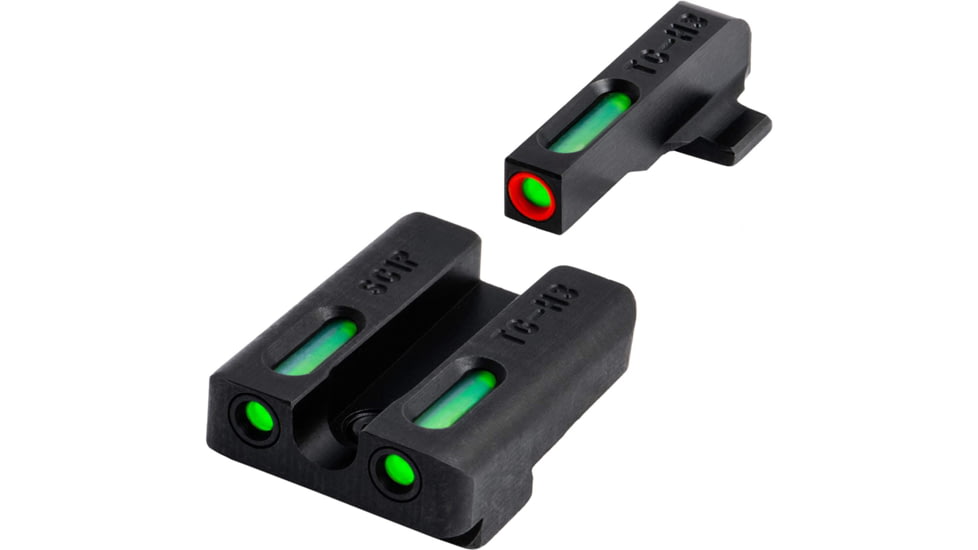 TruGlo TFX Tritium/Fiber-Optic Day/Night Sights, Black, TG-TG13SG4A