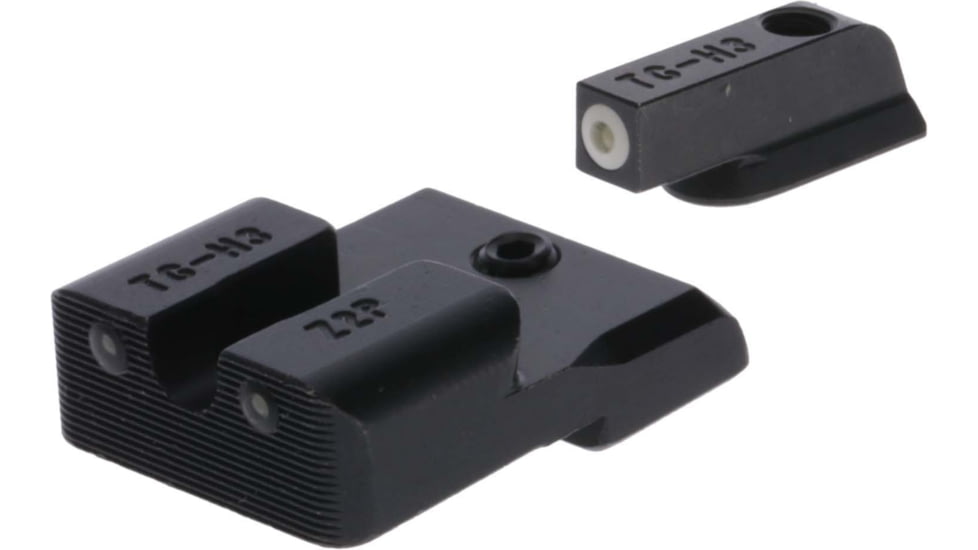 TruGlo Tritium Pro Handgun Night Sights for CZ P10 Series w/ White Front Ring, TG-TG231Z2W