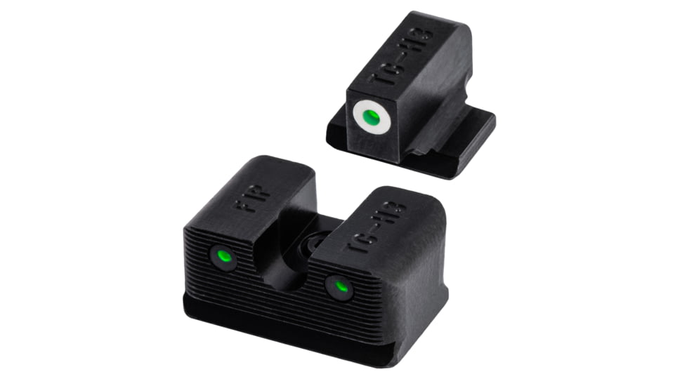 TruGlo Tritium Pro Handgun Sight Set for FN FNX9, White Focus Lock Ring, TG-TG231F1W