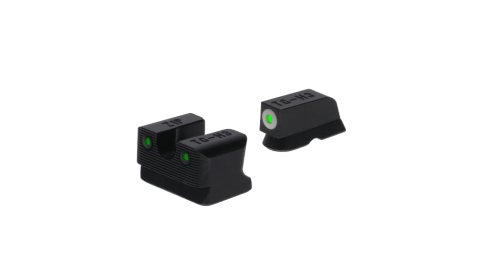 TruGlo Tritium Pro Handgun Sight Set for Kimber, White Focus Lock Ring, TG-TG231K1W